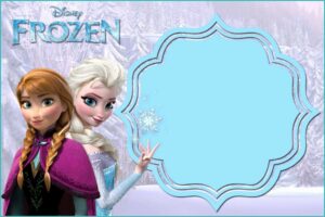 Frozen Invitation Card Free Template