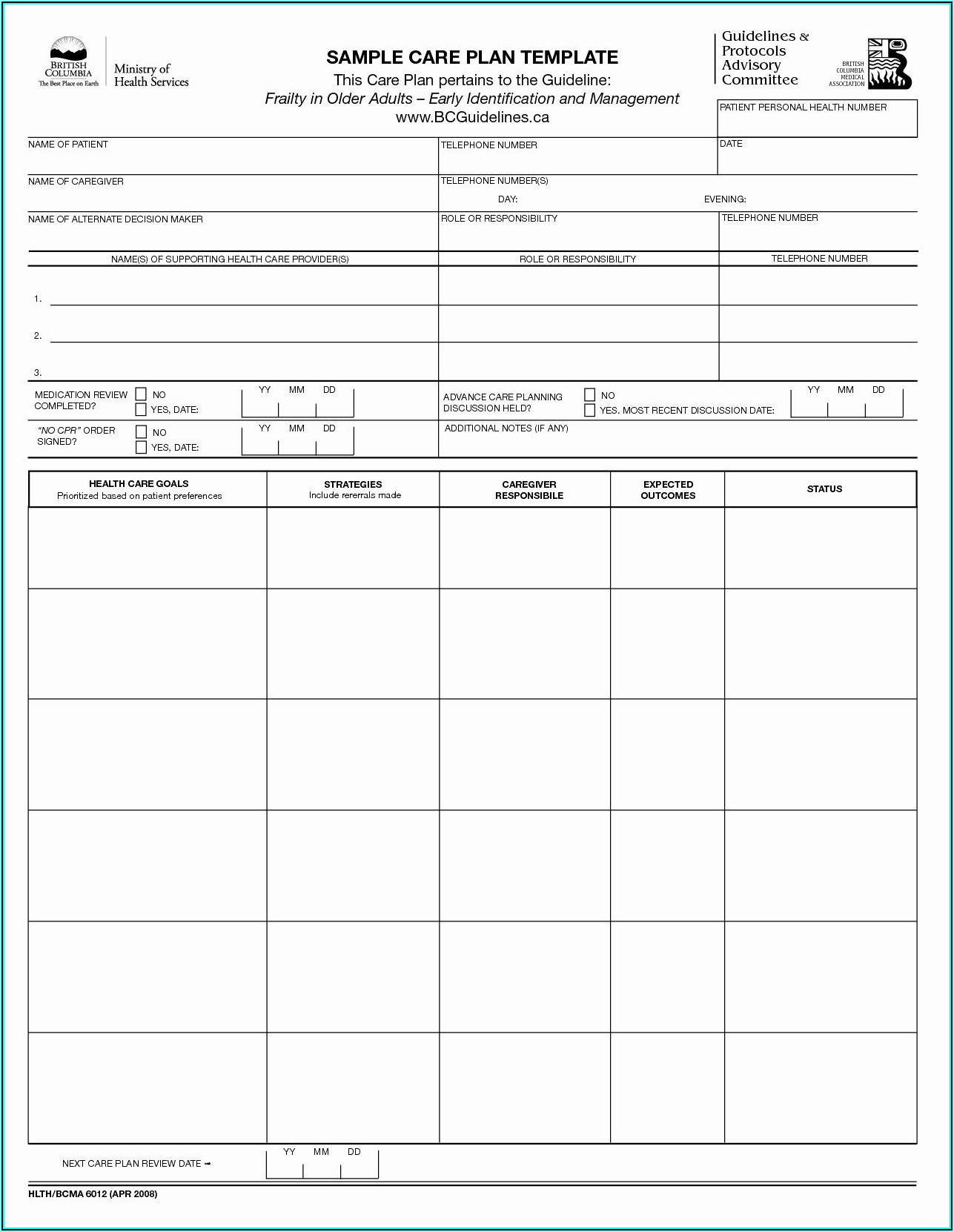 geriatric care management business plan template