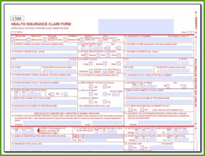 Hcfa 1500 Claim Form Fillable Pdf
