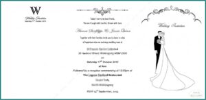 Hindu Wedding Invitation Templates Free Download Word