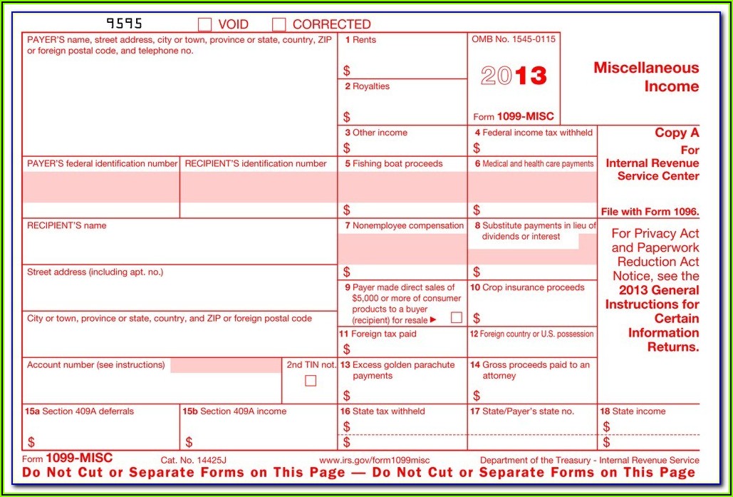How To File 1099 Misc Forms Electronically