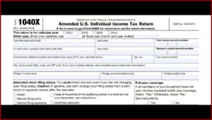 Irs Amendment Form 2017