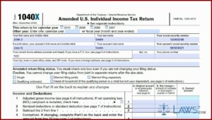 Irs Amendment Forms