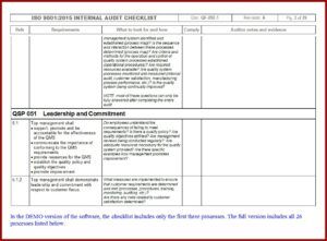 Iso 9001 Sample Forms Free Download