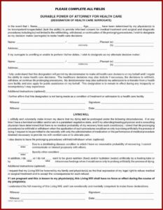 Kentucky Full Power Of Attorney Form Free