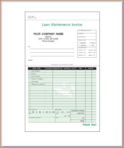 Lawn Cutting Contract Template