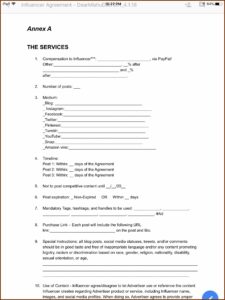 Marketing Agreement Template India