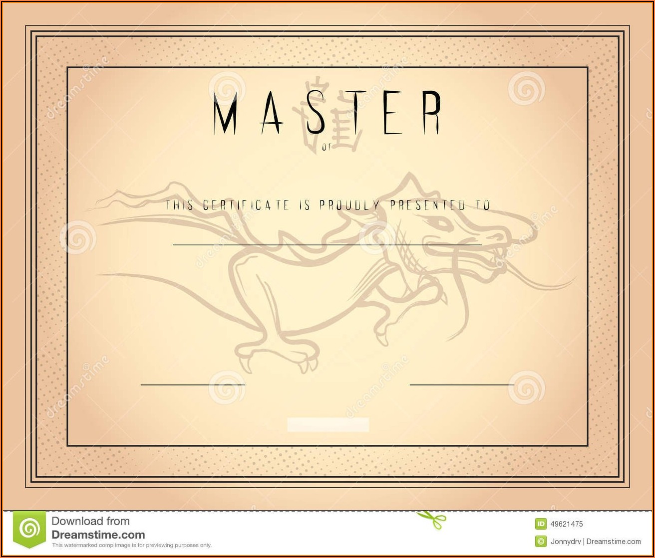 Martial Arts Certificate Templates Word