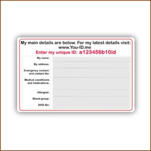 Medical Wallet Card Template