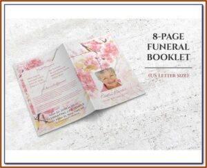 Memorial Service Booklet Template