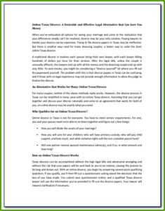 Montgomery County Texas Divorce Forms