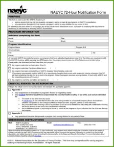 Naeyc Membership Application Form
