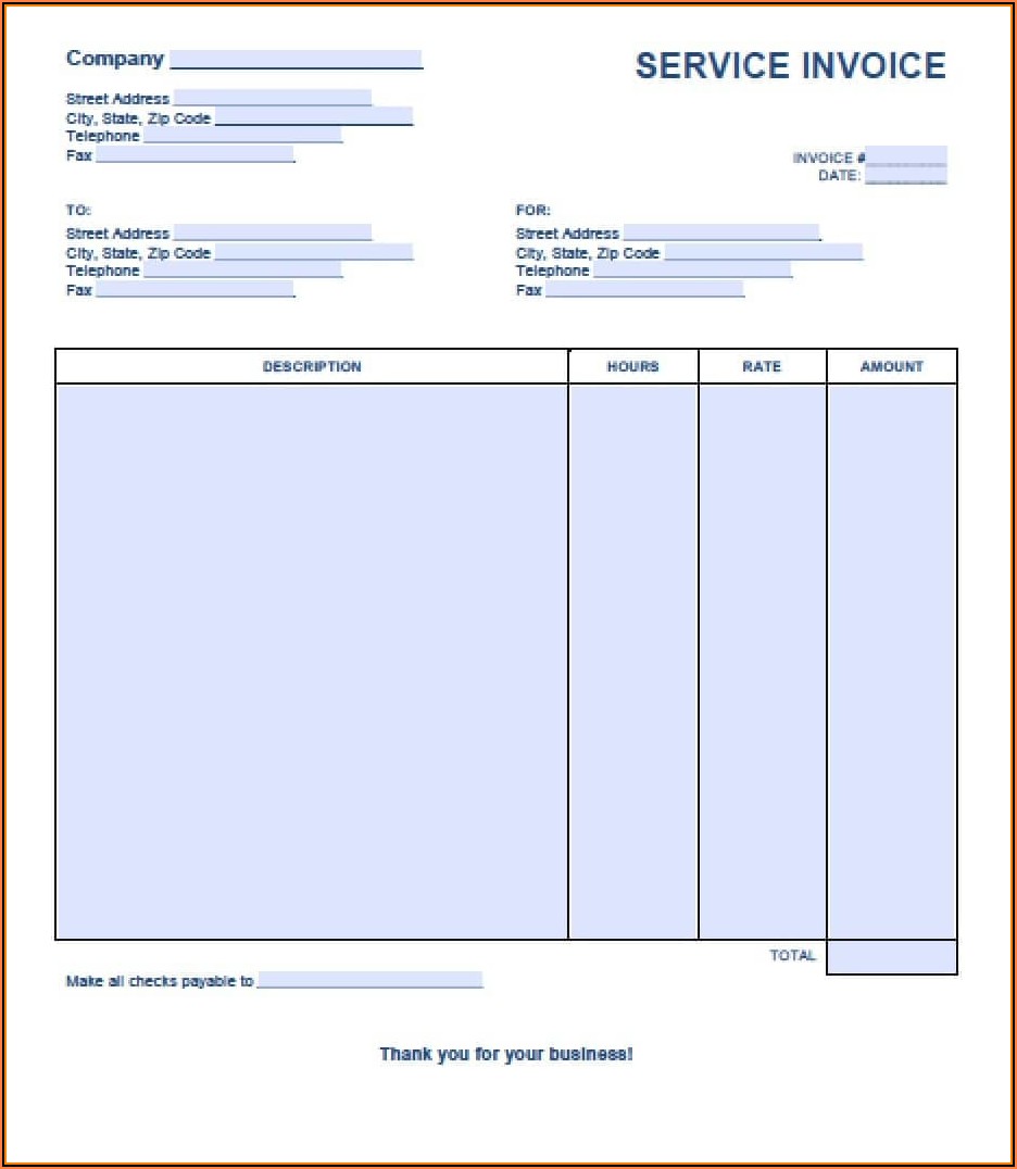 Oil Change Receipt Form