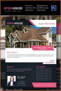 Open House Brochure Template