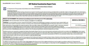 Pa Dot Medical Forms