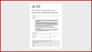 Photography Consent Form Template Australia