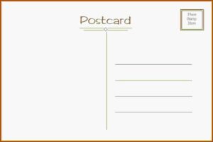Postcards Template