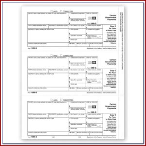 Pre Printed 1099 Forms For Quickbooks