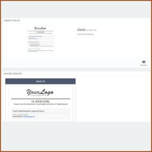 Prestashop 1.7 Free Email Templates