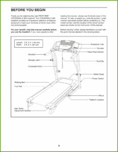 Proform Crosswalk 395 Manual