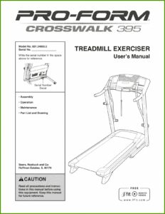 Proform Crosswalk 395 Treadmill