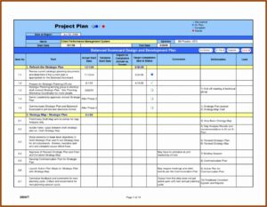 Project Implementation Plan Template Excel