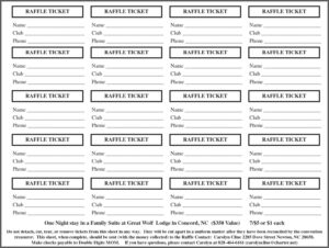 Raffle Tickets Template Free Online