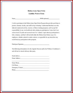 Release Form For Filming Template