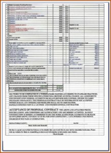 Remodeling Proposal Example