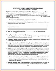 Rental Agreement Office Space Sample