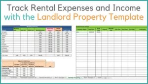 Rental Property Excel Template Free