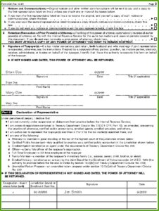 Revoke Poa Form Irs