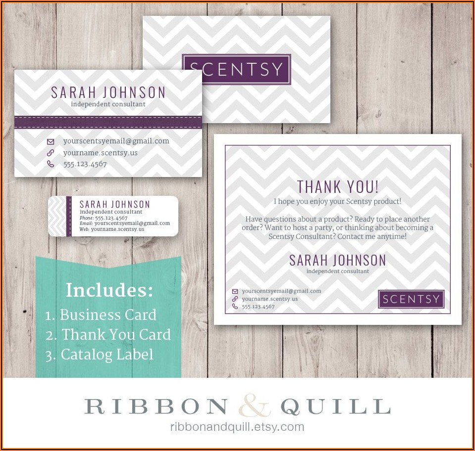 Scentsy Business Card Template