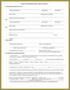 Separation Agreement Template North Carolina
