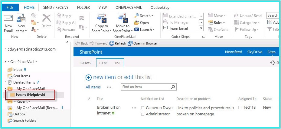 Sharepoint 2013 Inventory Tracking Template