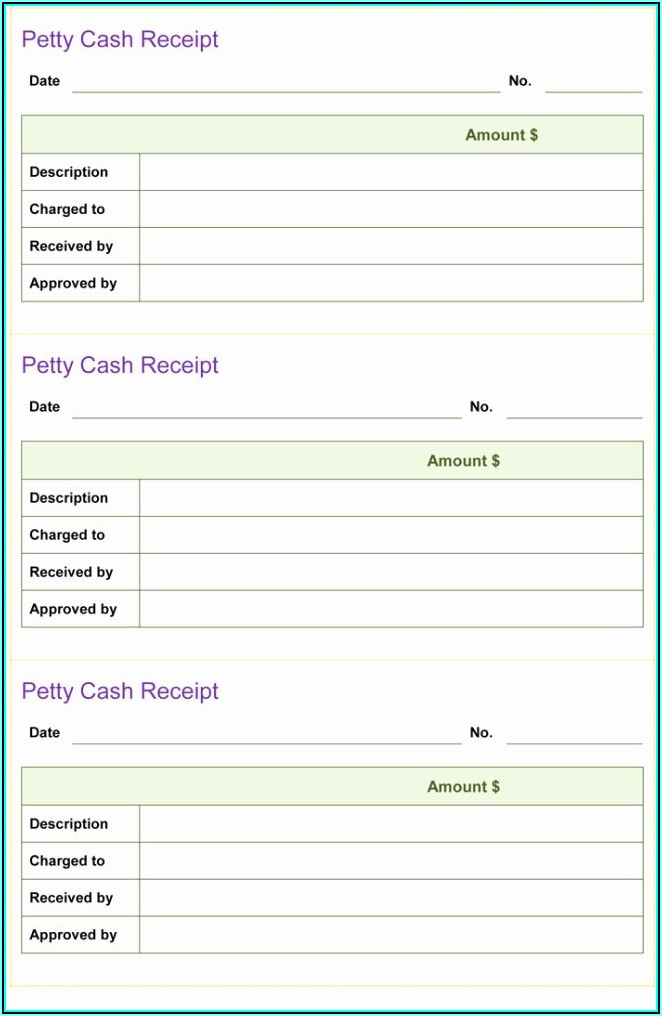 Simple Cash Receipt Template