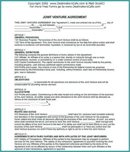 Simple Partnership Agreement Template Free Uk