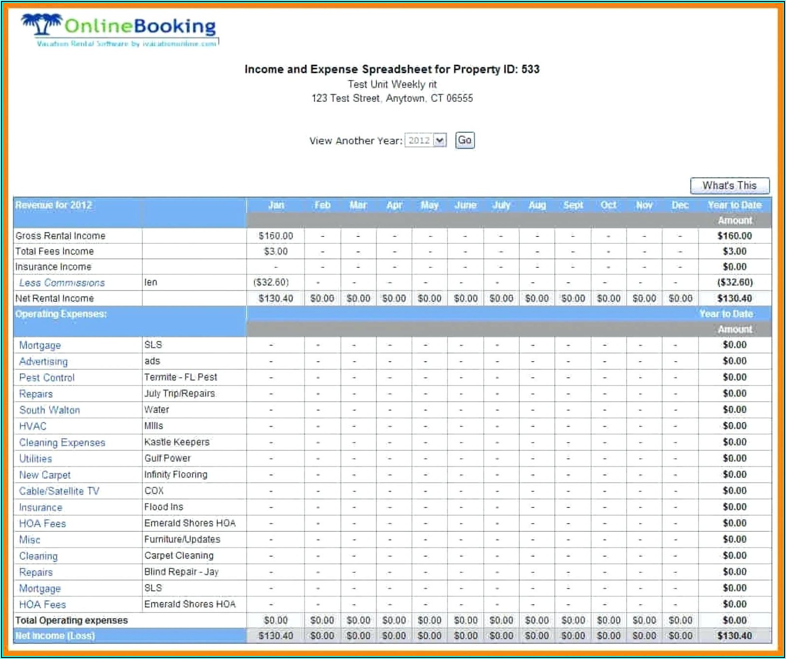 Small Business Bookkeeping Template Uk