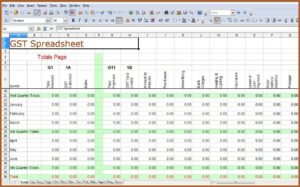 Small Business Income And Expenses Spreadsheet Template