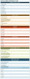 Strategic Communication Plan Template Excel