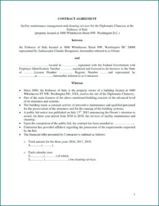 Subcontractor Agreement Template Free South Africa