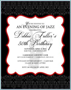 Surprise Birthday Party Invitations Templates Free Download