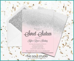 Sweet Sixteen Invitation Template