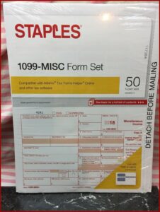 Tax Filing 1099 Form