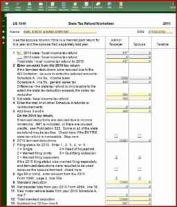 Tax Refund Form 1099