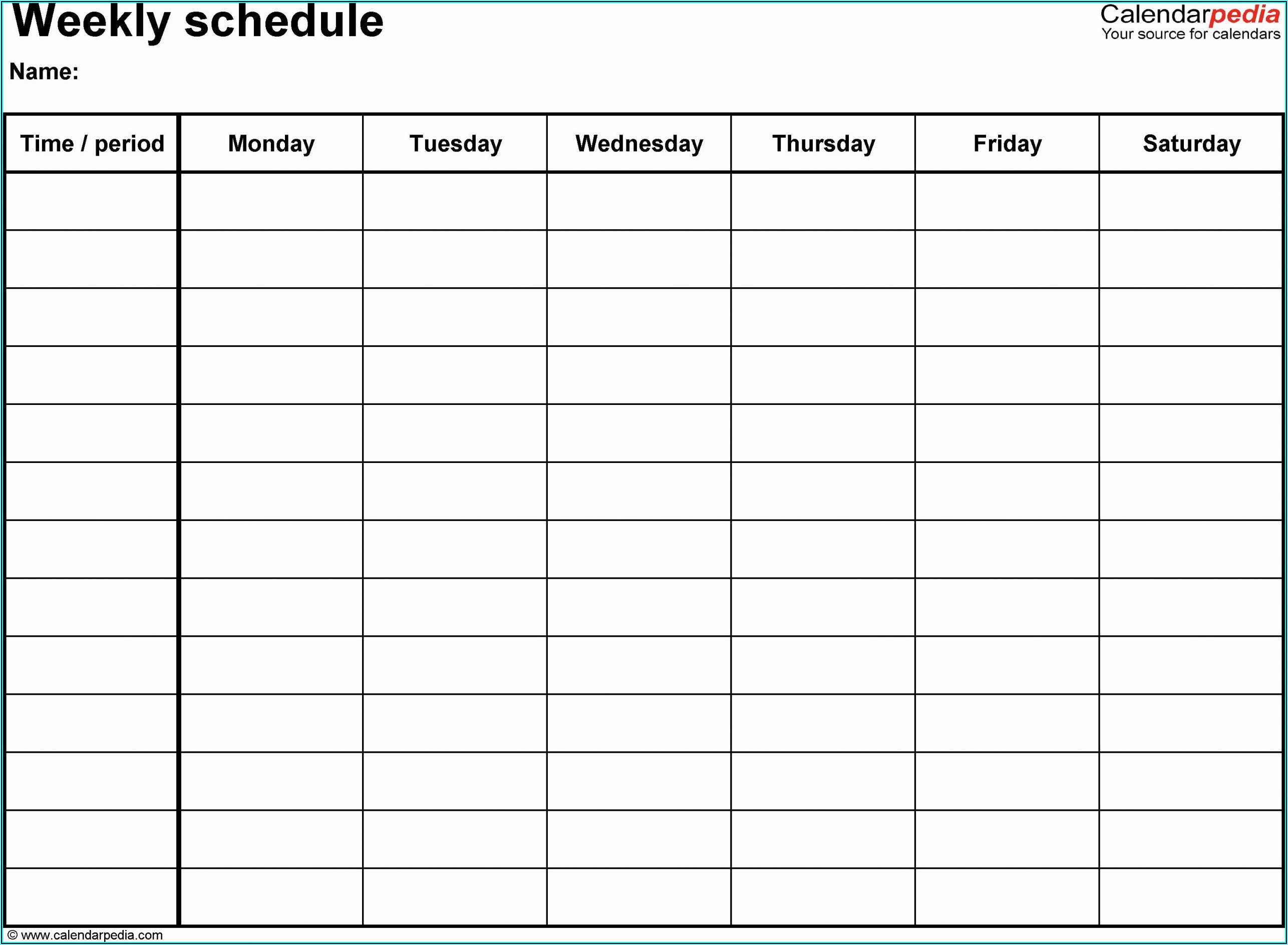 Time Off Tracker Template