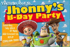Toy Story Invite Template