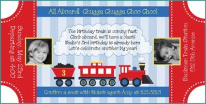 Train Invitation Template Free