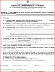 Trec Forms Residential Lease Application