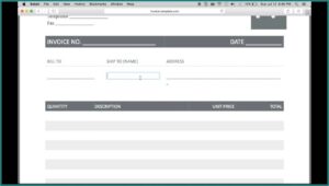 Trucking Invoice Template Excel